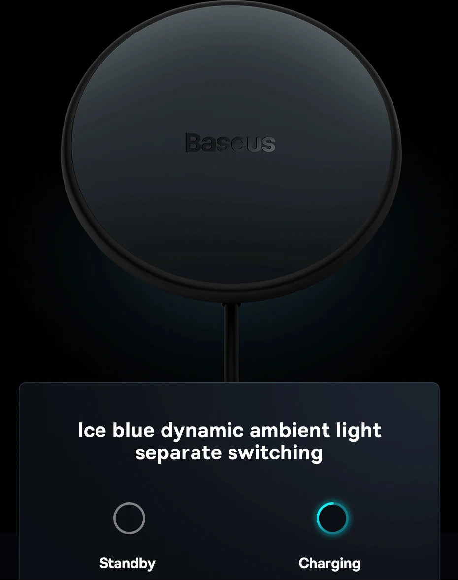 Magnetic Wireless Car Charger 15W | Phone Mount for Car – ZAIYNE