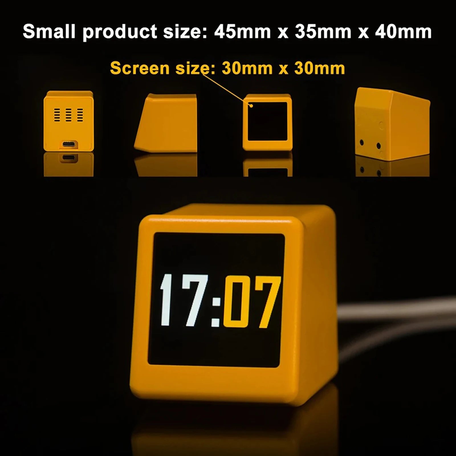 Smart Wi-Fi Weather Station Clock with Temperature & Humidity Display