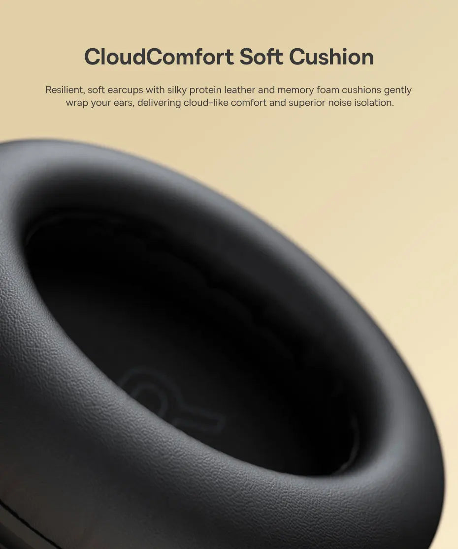 Baseus Bowie MH1 ANC Wireless Headphones – Hybrid Active Noise Cancelling, 80h Playtime, Hi-Res Sound