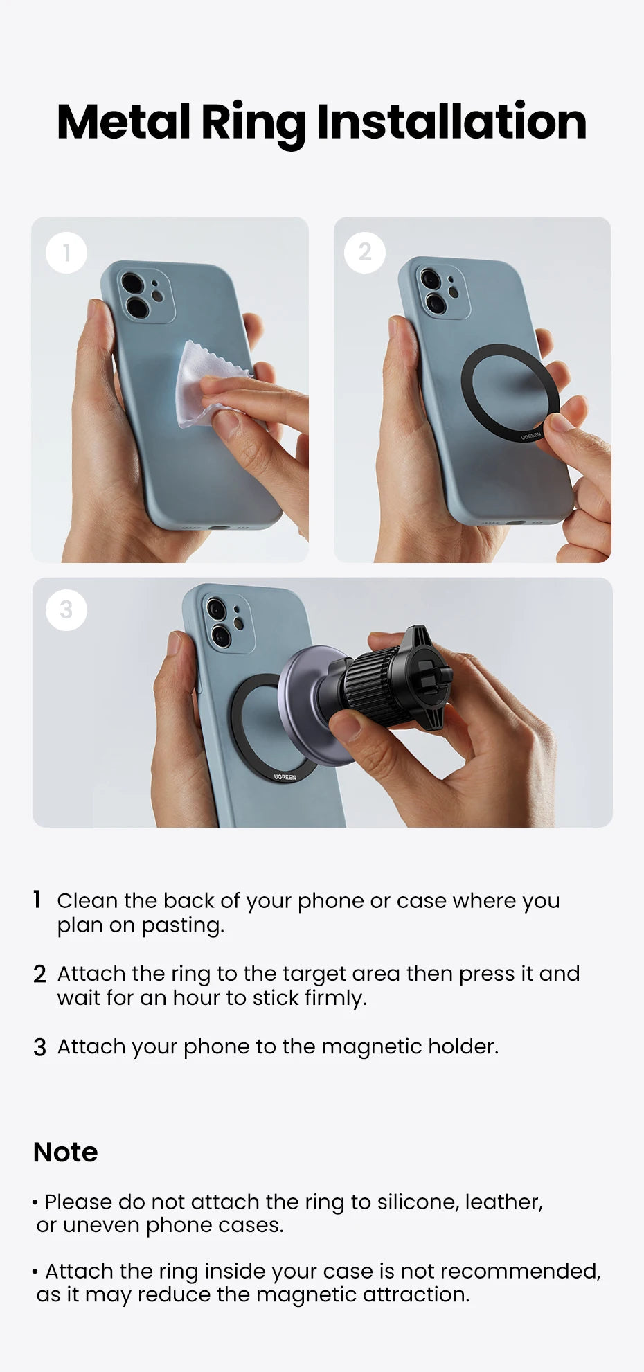 Magnetic Car Phone Holder | Air Vent Phone Mount – ZAIYNE