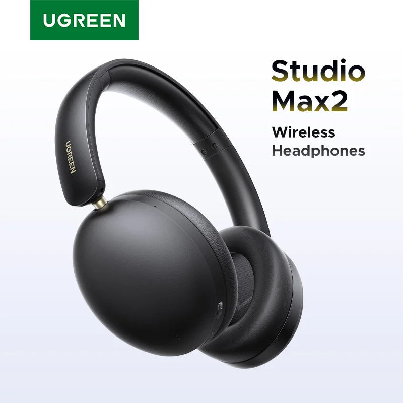 UGREEN Studio Max2 Wireless Headphones – HiFi Sound, 80h Playtime, BT 5.4