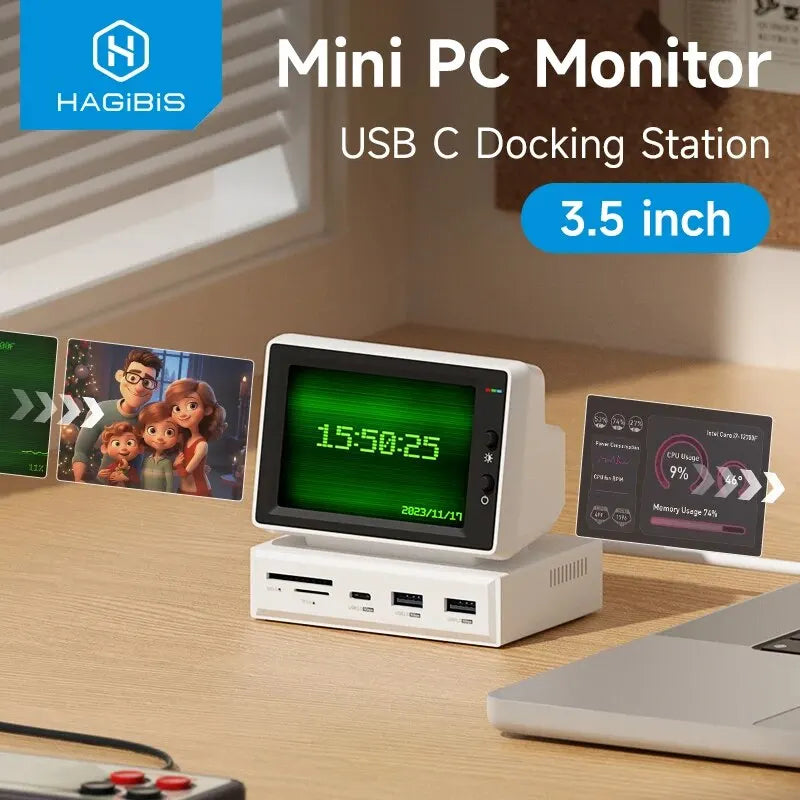 3.5" Mini Performance Display | USB-C Desktop Monitor | ZAIYNE