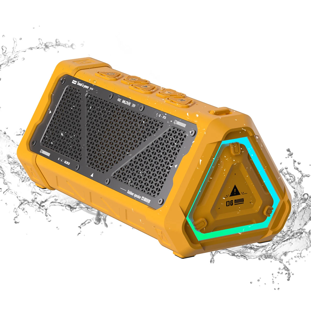 Rugged Bluetooth Speaker – Waterproof, Portable & Wireless Audio