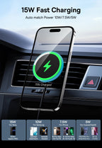 Magnetic Wireless Car Charger 15W | Phone Mount for Car – ZAIYNE
