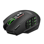 ZAIYNE X33 Pro – RGB Wireless MMO Mouse | 16 Buttons | 16000 DPI