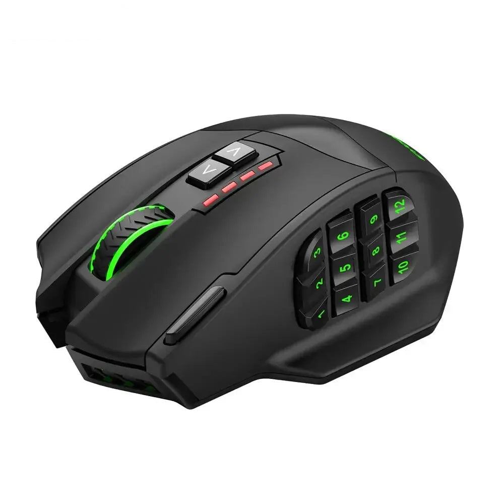 ZAIYNE X33 Pro – RGB Wireless MMO Mouse | 16 Buttons | 16000 DPI
