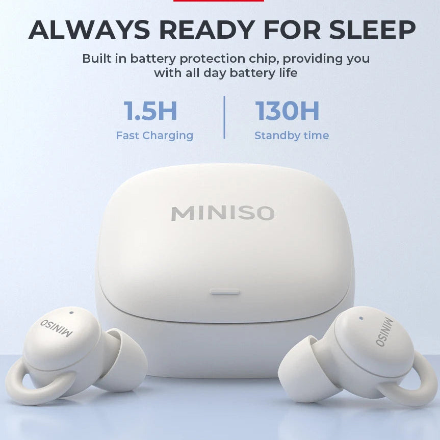 X10 Wireless Bluetooth 5.4 Sleep Earphones – Ultra-Soft, Noise Control, Long Battery Life (Pink)