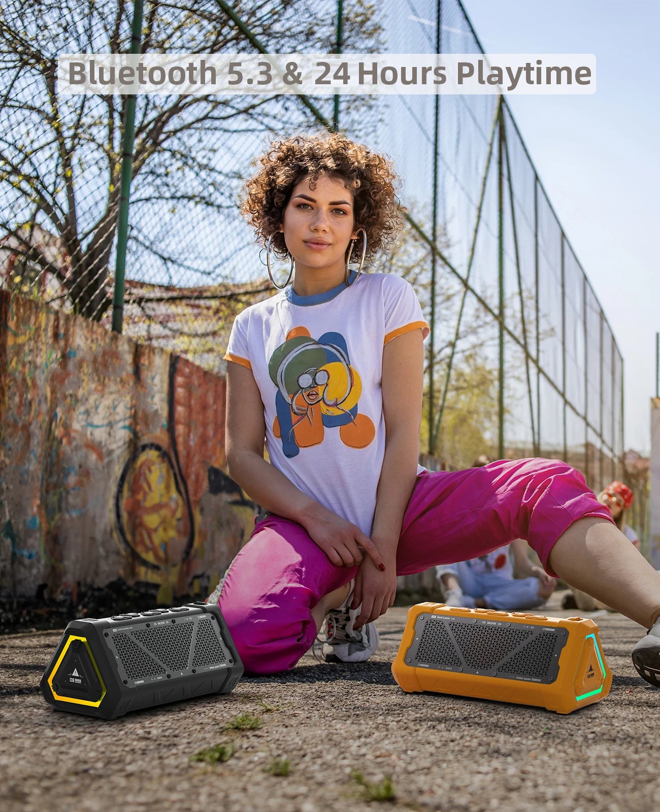 Rugged Bluetooth Speaker – Waterproof, Portable & Wireless Audio