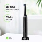 Electric Sonic Toothbrush – 4 Replacement Heads for Year-Round Care