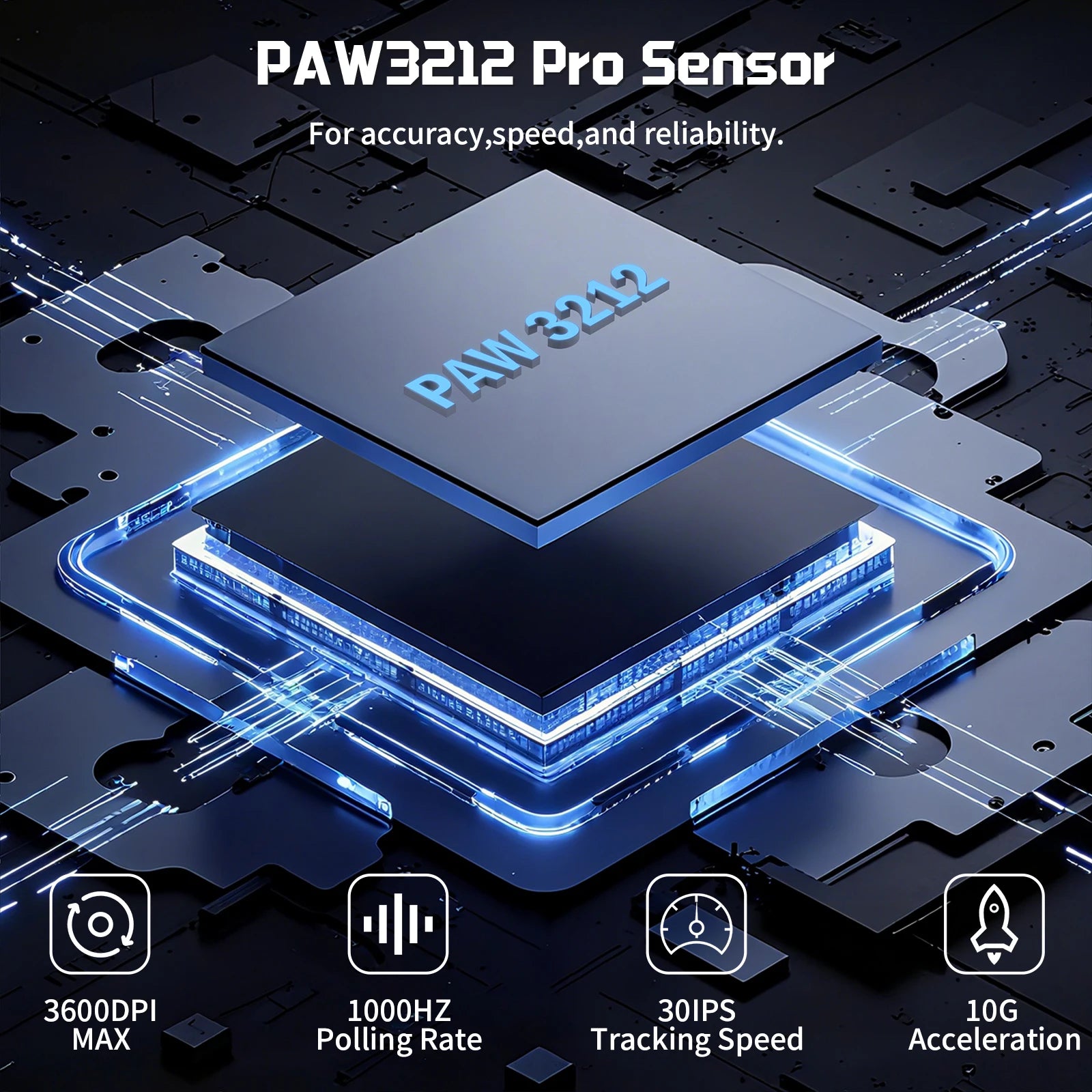 ZAIYNE T66 RGB Wireless Gaming Mouse – Honeycomb Shell, Macro Programmable, 650mAh Battery