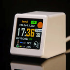 Smart Wi-Fi Weather Station Clock with Temperature & Humidity Display