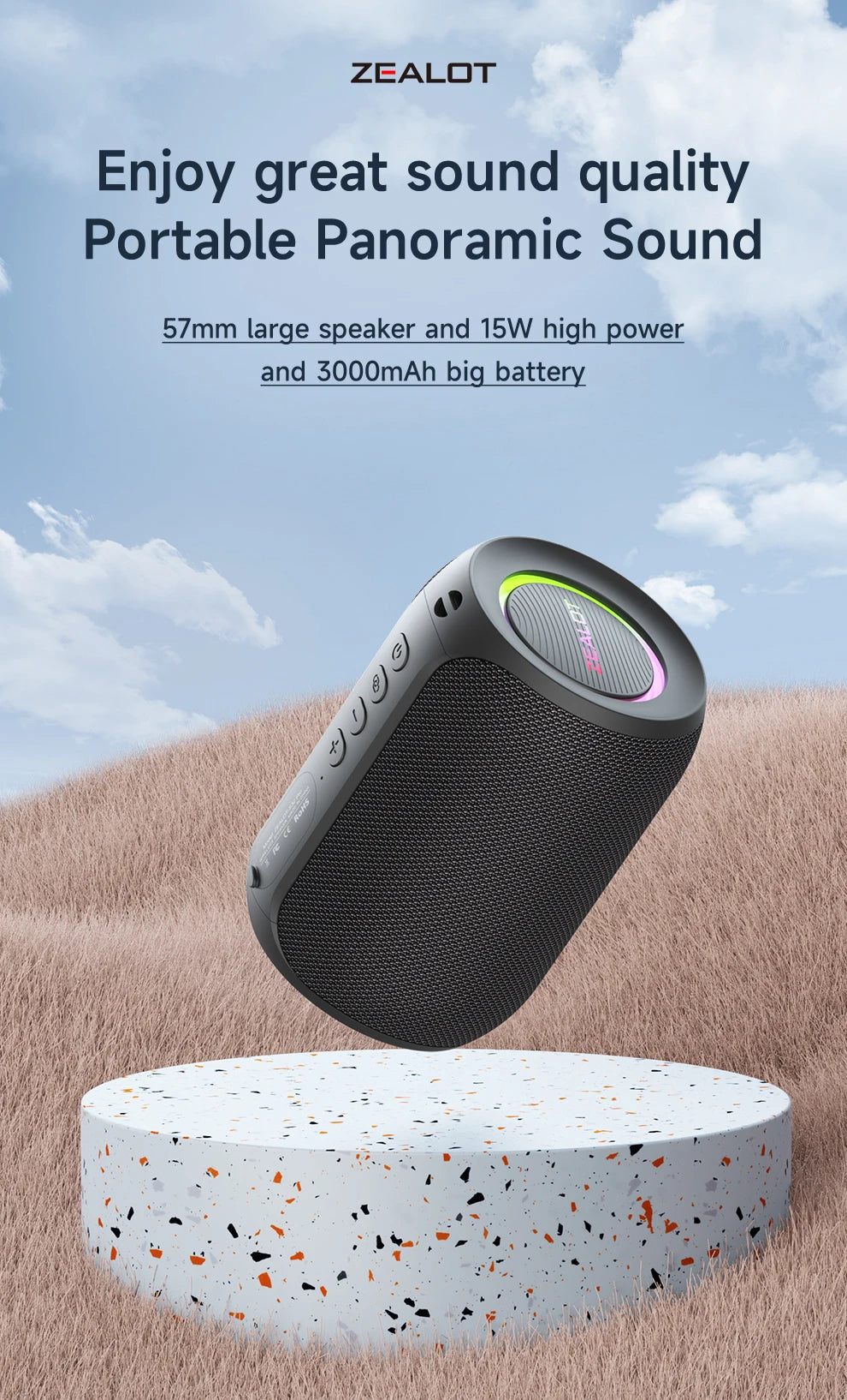 Mini Bluetooth Speaker – Portable, Waterproof & Wireless Audio