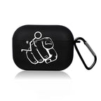 Funny Cartoon AirPods Case – Shockproof Silicone Cover with Keychain (Multiple Designs)