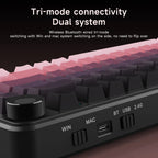 ZAIYNE AK820 MAX+ Pro – Wireless RGB Mechanical Keyboard | TFT Screen | 8000mAh