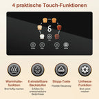 1400W Stainless Steel Toaster with Touchscreen & 7 Browning Levels – EU Plug