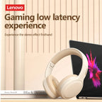 Lenovo TH30 Wireless Bluetooth 5.0 Headphones – Foldable Design, Low-Latency Gaming, HD Sound