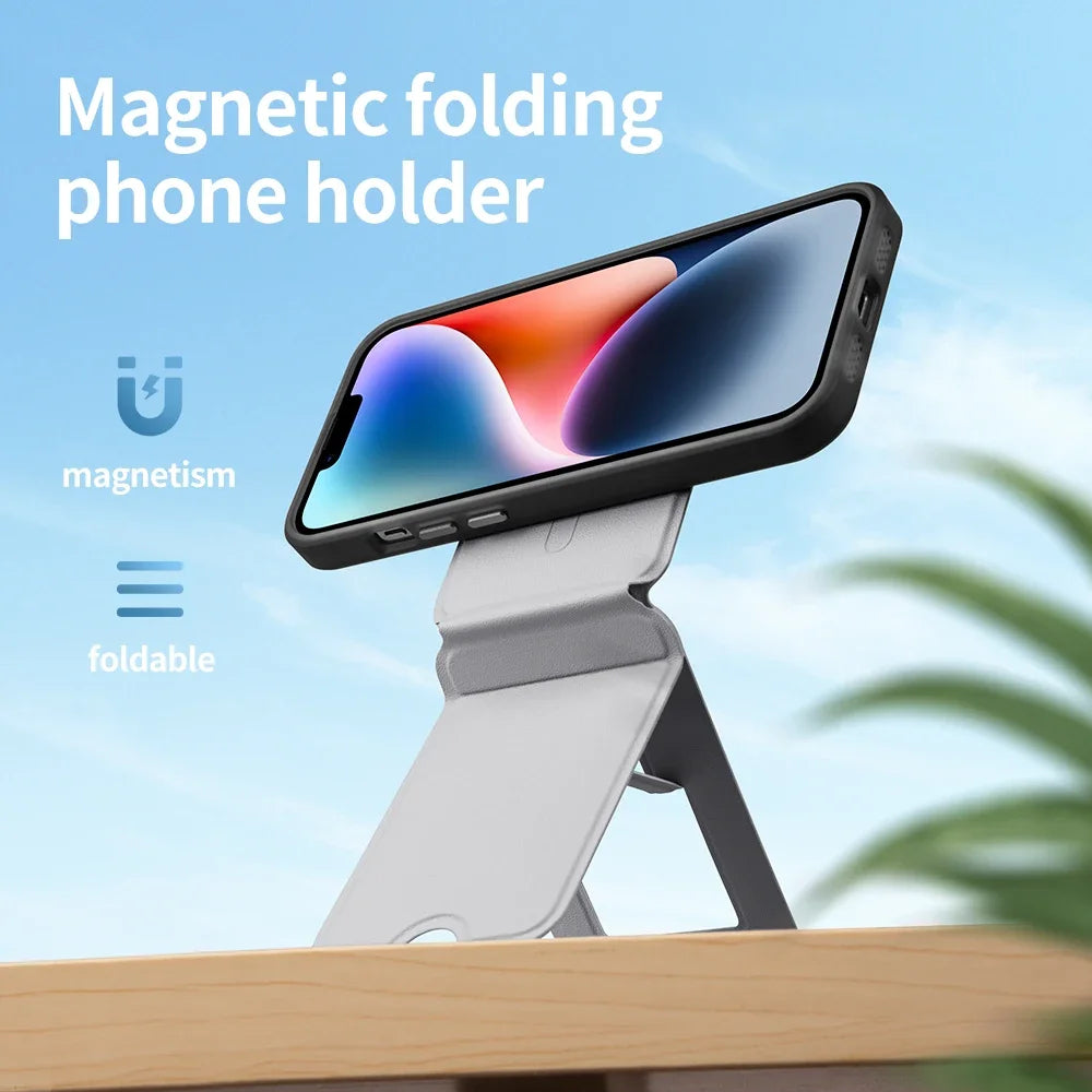 Magnetic Foldable Phone Stand for Desk | Hands-Free Holder – ZAIYNE
