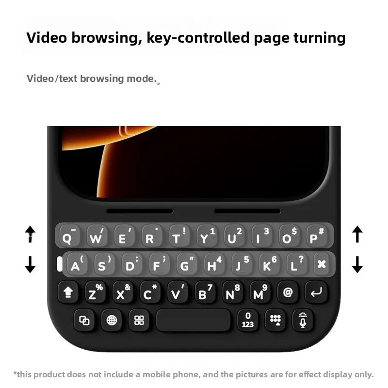 MetaKey Keyboard Phone Case for iPhone 17 Pro Max – MagSafe, Backlit Keys, Night-Light, All-in-One Protective Cover