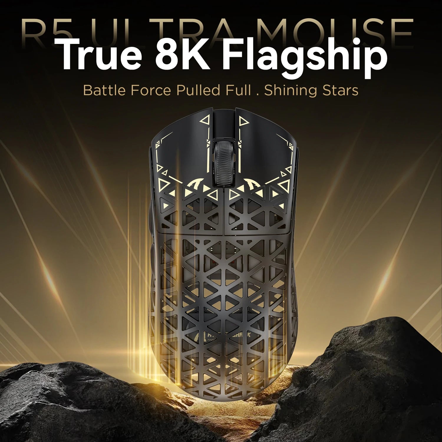 Ultralight Carbon Wireless Gaming Mouse – 39g Superlight RGB