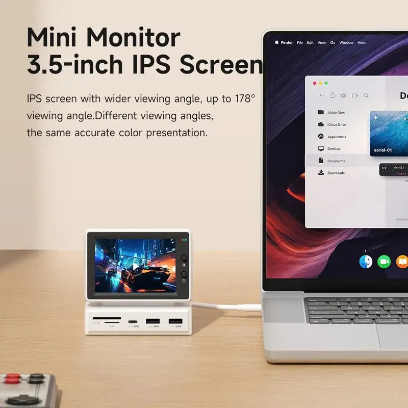 3.5" Mini Performance Display | USB-C Desktop Monitor | ZAIYNE