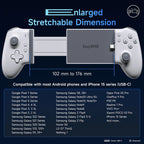Mobile Gamepad M15 | Hall Effect Phone Controller for iPhone & Android | ZAIYNE