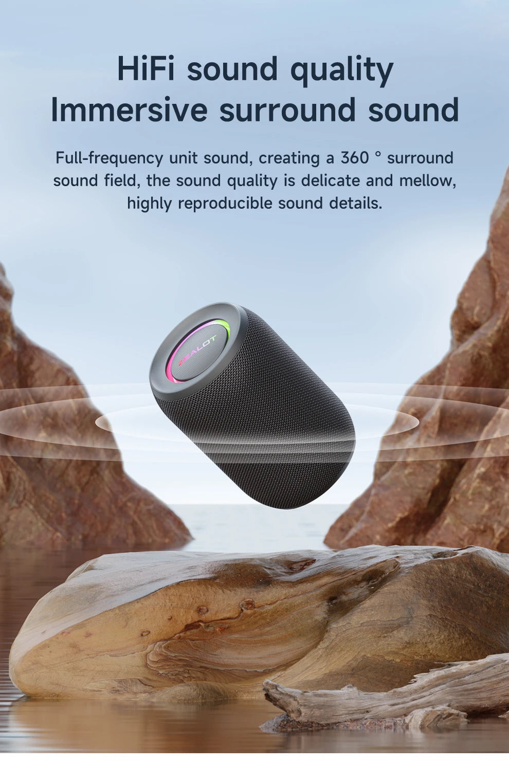 Mini Bluetooth Speaker – Portable, Waterproof & Wireless Audio