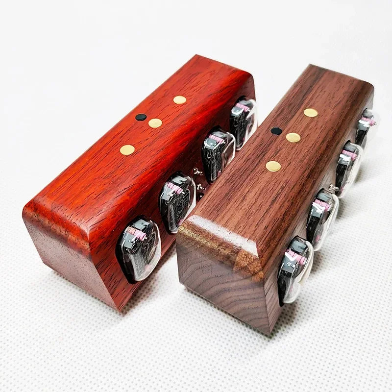 Retro Tube-Style Digital Desk Clock with Bluetooth