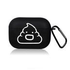 Funny Cartoon AirPods Case – Shockproof Silicone Cover with Keychain (Multiple Designs)