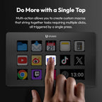 D200 Studio Control Console | Multi-Function Streaming & Editing Pad | ZAIYNE