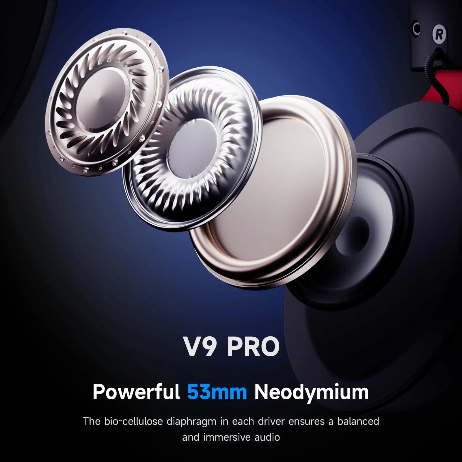 ZAIYNE V9X Pro Wireless RGB Headset | 7.1 Surround Sound | Gaming & Music