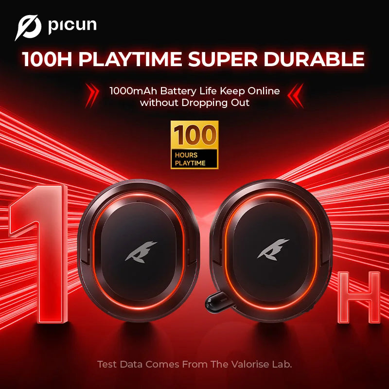 ZAIYNE G2X Pro Wireless Gaming Headset | 5ms Low Latency | 7.1 Surround