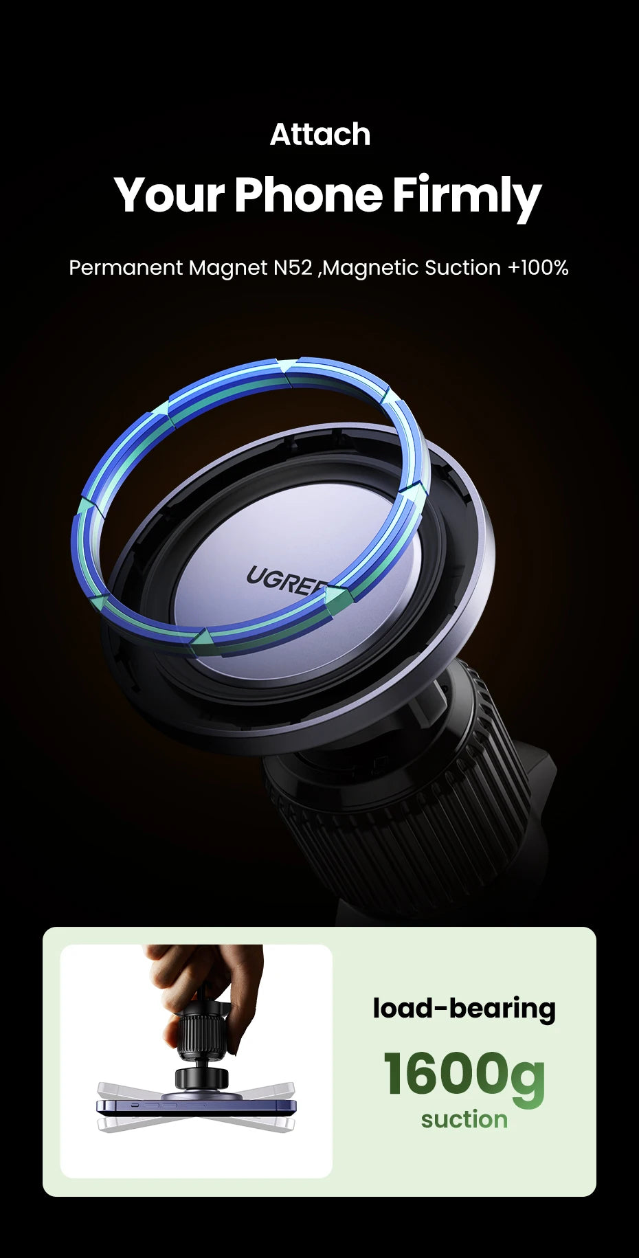 Magnetic Car Phone Holder | Air Vent Phone Mount – ZAIYNE