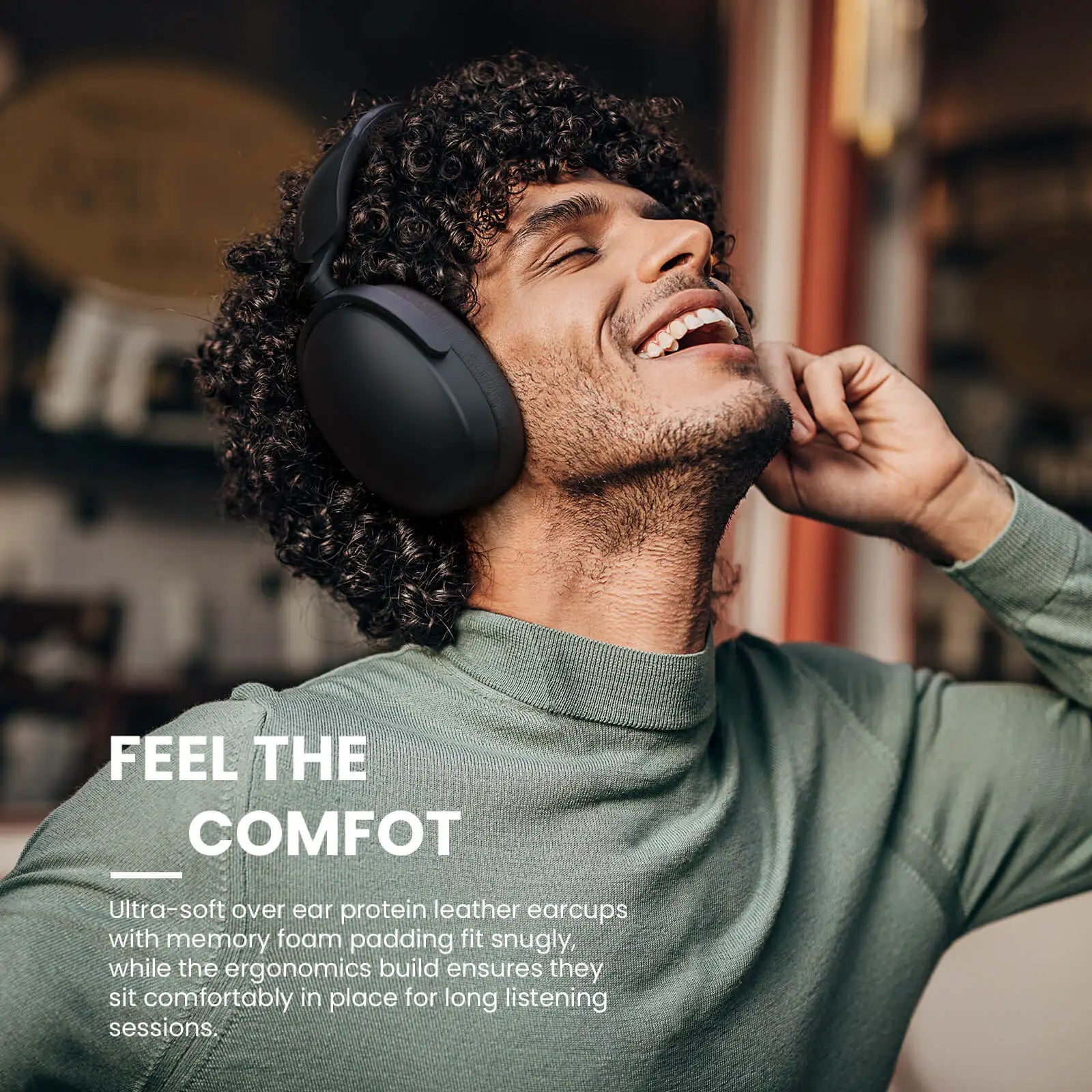 SuperEQ A200 Wireless Headset – Hybrid ANC, Hi-Res Audio, 100h Playtime