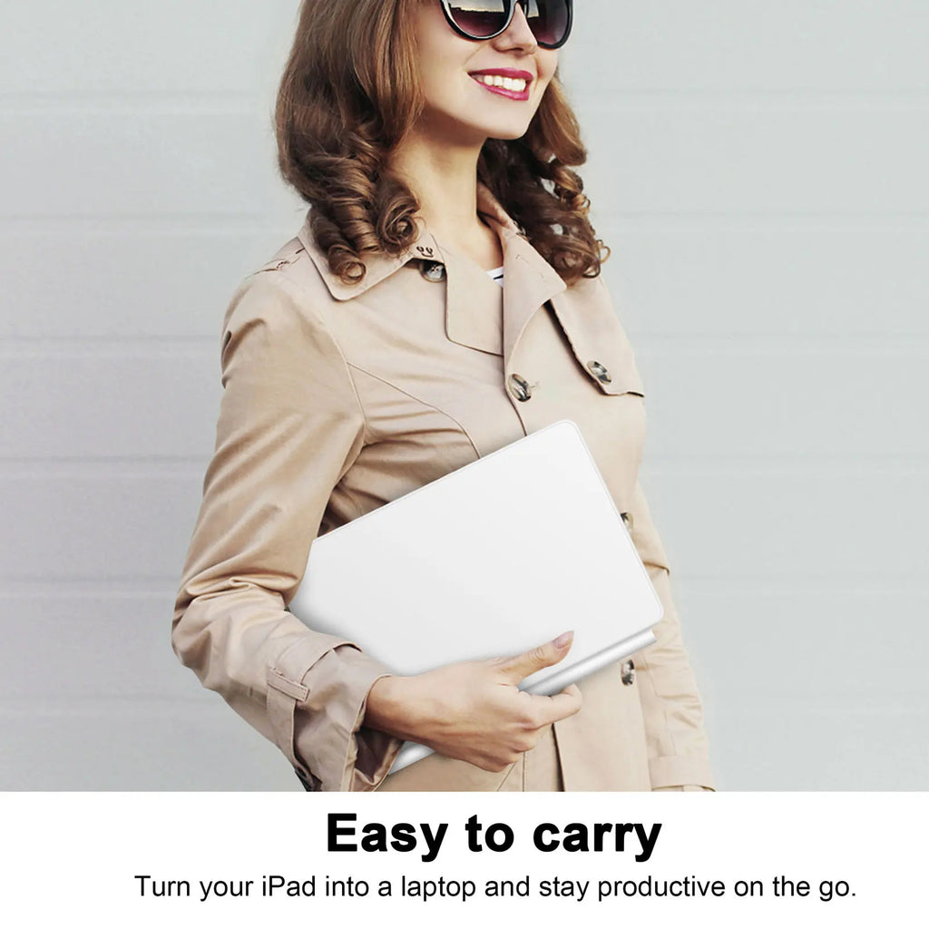 Magnetic Smart Keyboard Case for iPad Pro & Air | Backlit Keys | ZAIYNE Tech