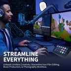 RGB Creator Console – 15 Custom Keys, Multi-Control Knob, Macro Pad