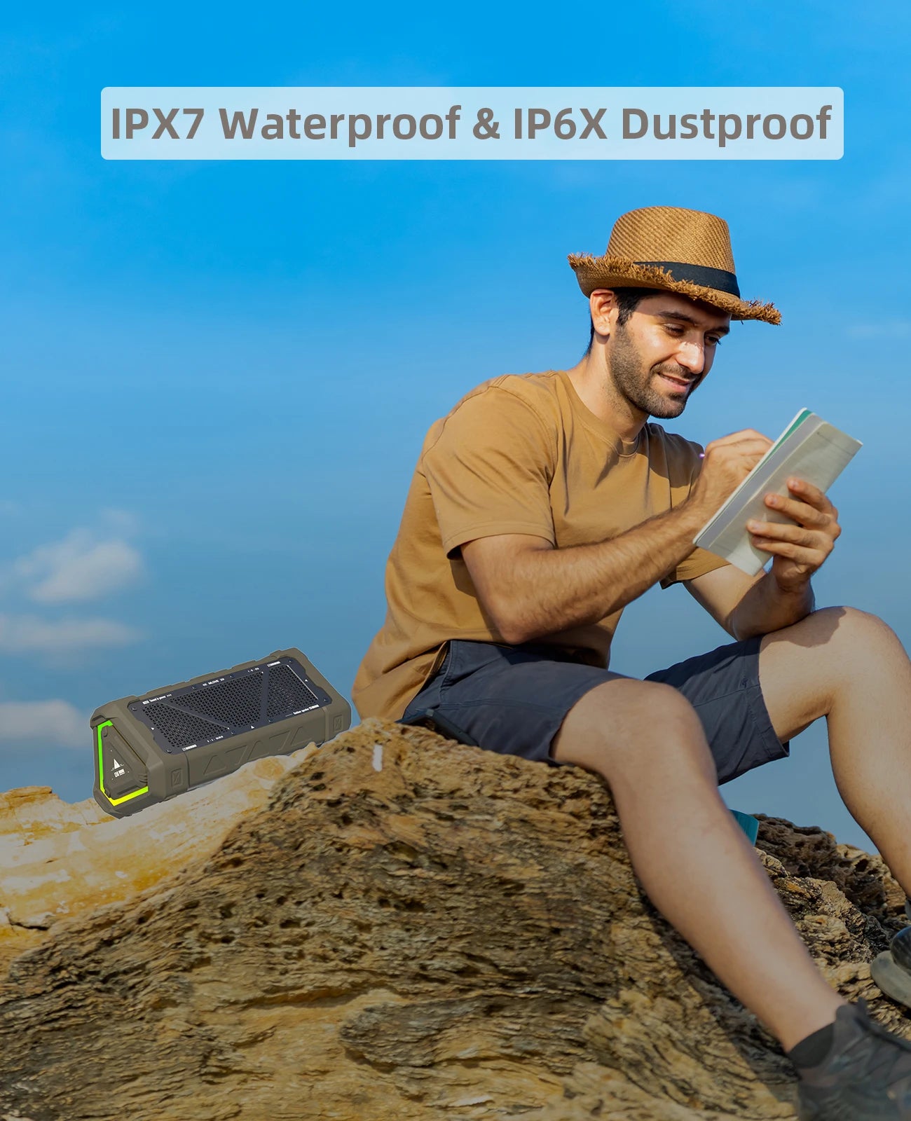 Rugged Bluetooth Speaker – Waterproof, Portable & Wireless Audio