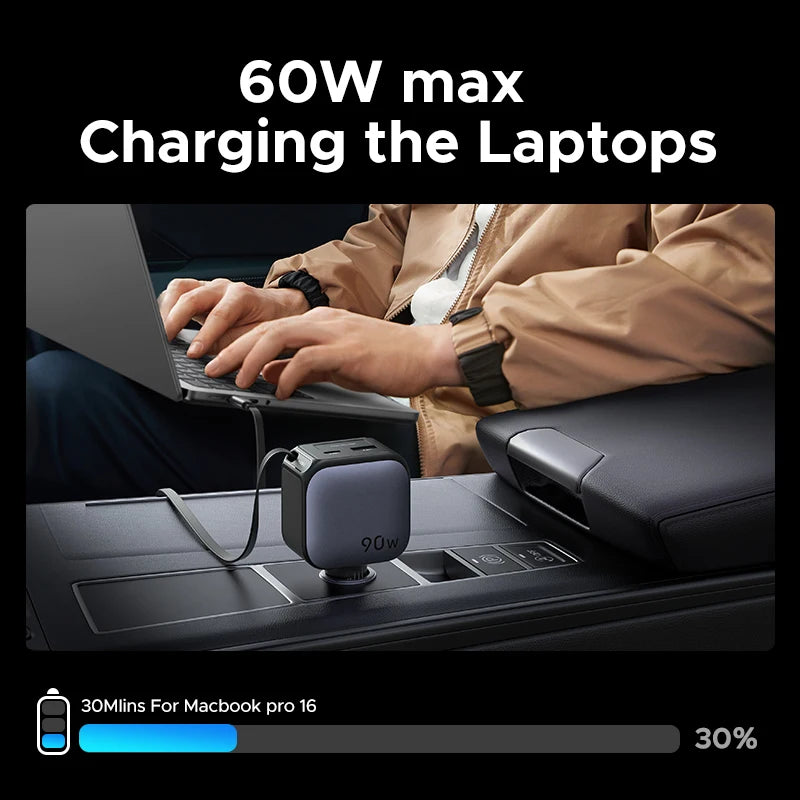 High-Power USB-C Car Charger | Fast Charging for Phone & Tablet – ZAIYNE