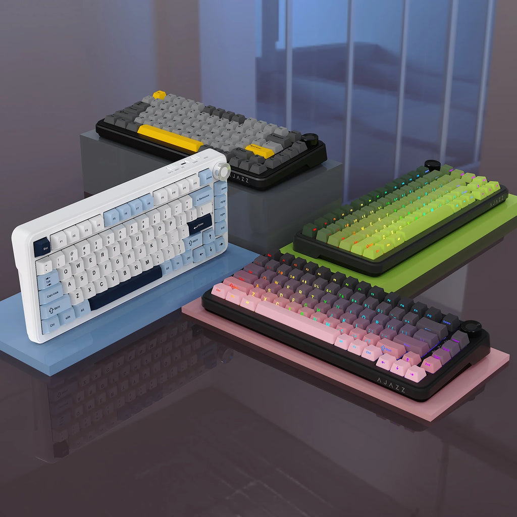 ZAIYNE AK820 MAX+ Pro – Wireless RGB Mechanical Keyboard | TFT Screen | 8000mAh