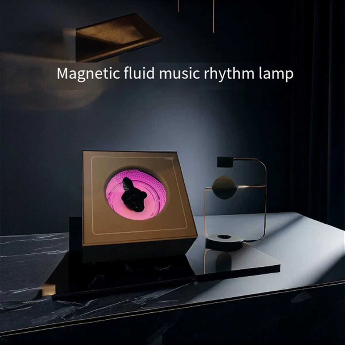 Sound-Reactive Liquid Rhythm Lamp – Audio-Responsive Ambient Desk Ligh