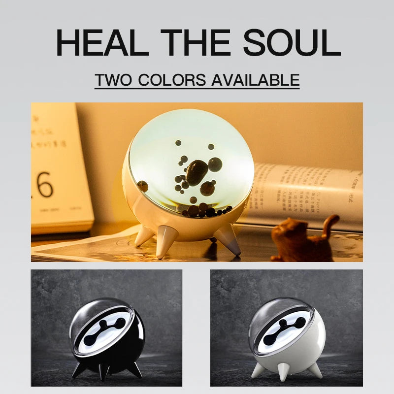 Sound-Reactive Liquid Rhythm Lamp