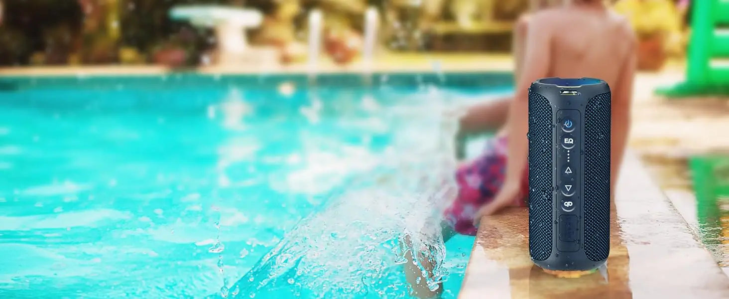 Portable Bluetooth Speaker – Waterproof, Deep Sound & Long Battery