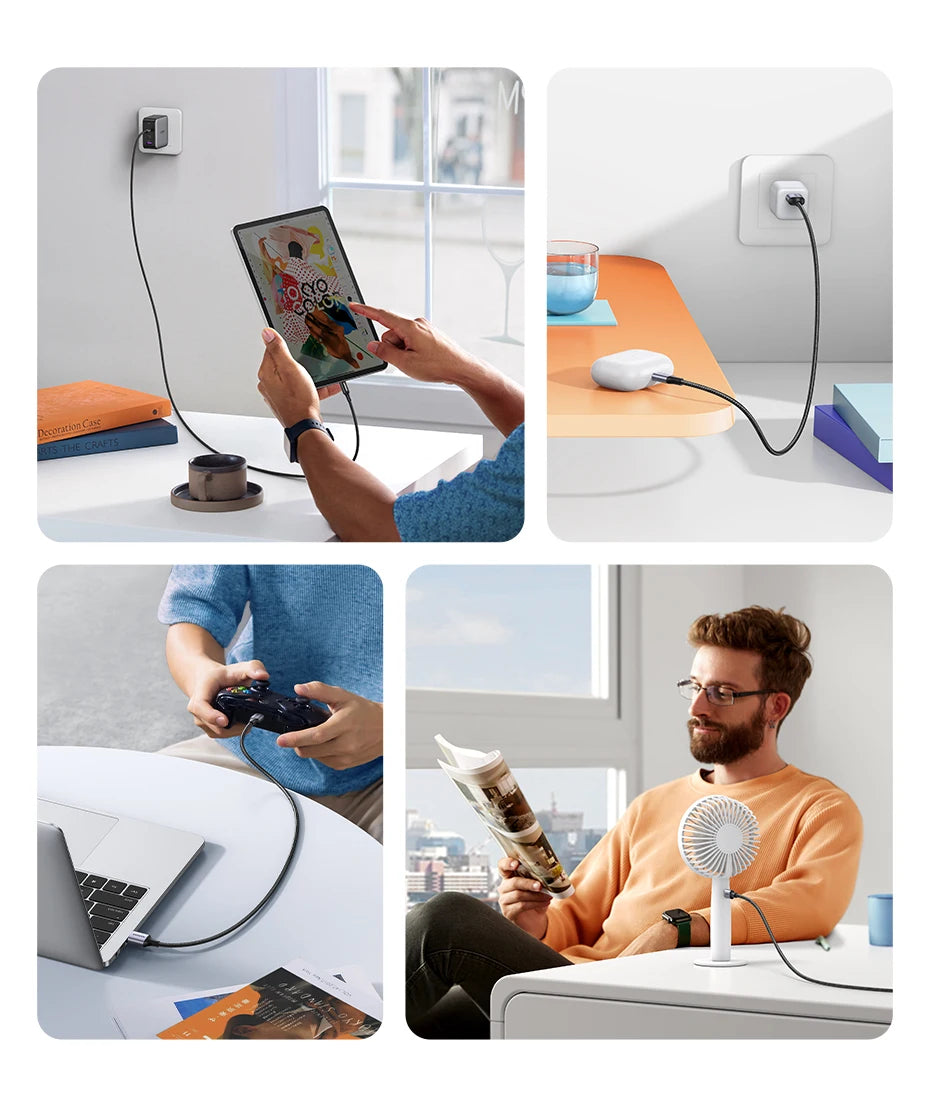 USB-A to USB-C Fast Charging Cable | Durable Phone Cable – ZAIYNE