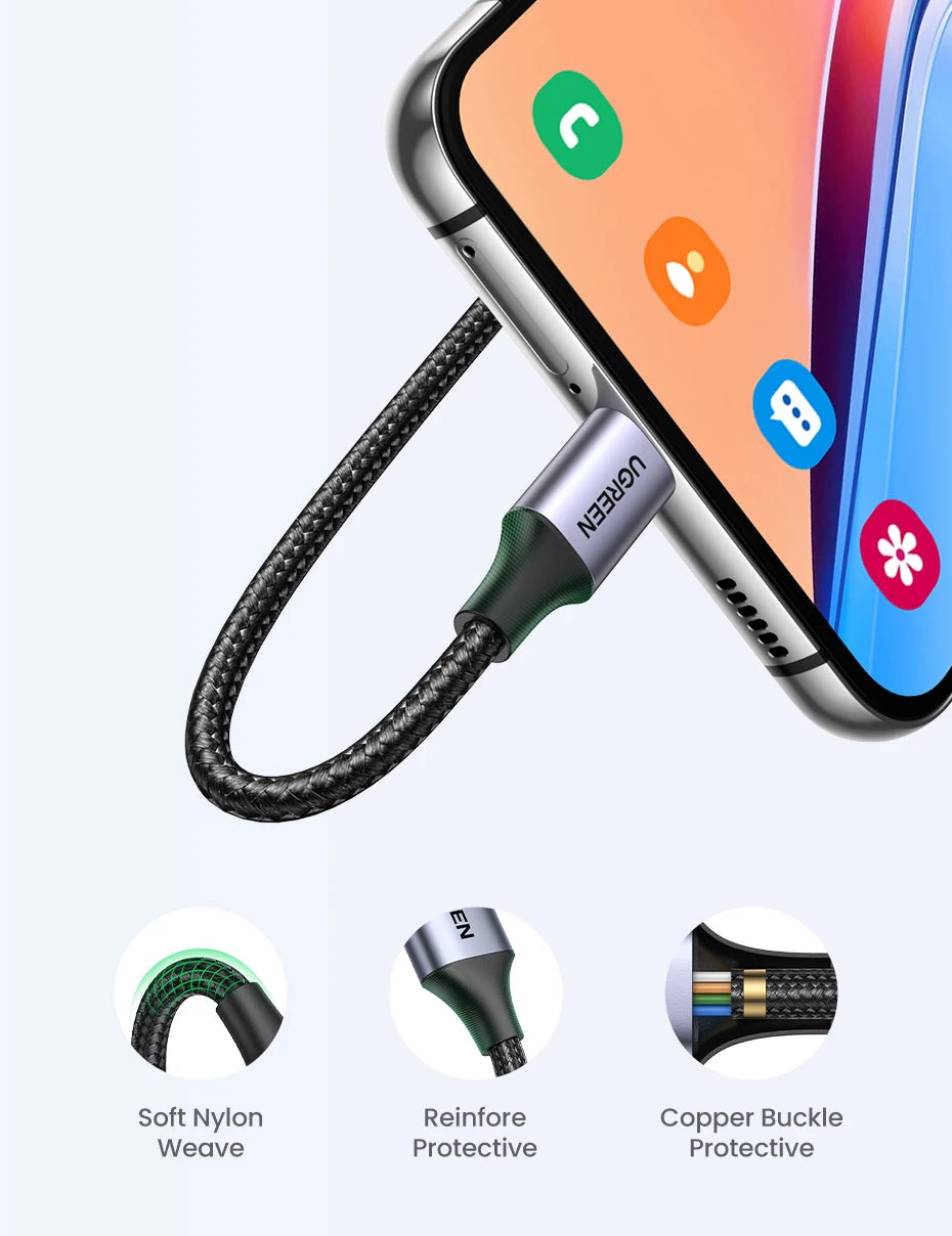 USB-A to USB-C Fast Charging Cable | Durable Phone Cable – ZAIYNE