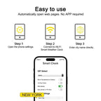 Smart Wi-Fi Weather Station Clock with Temperature & Humidity Display