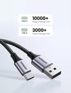USB-A to USB-C Fast Charging Cable | Durable Phone Cable – ZAIYNE