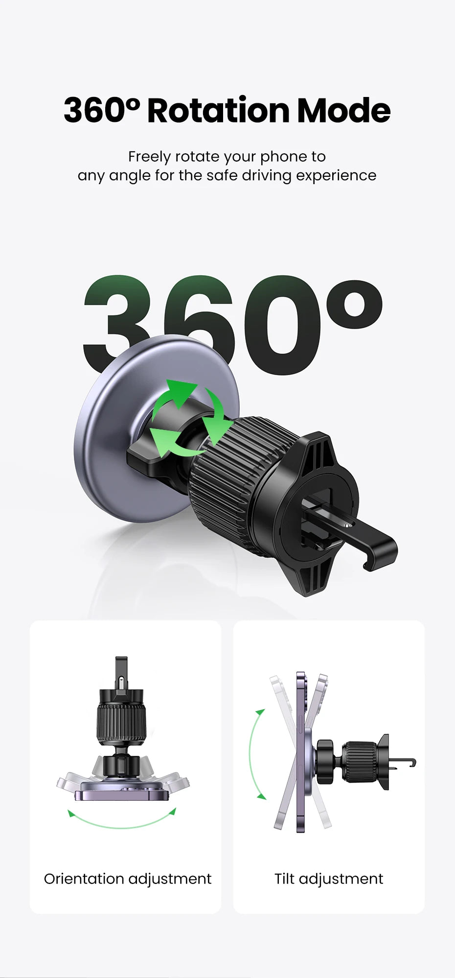 Magnetic Car Phone Holder | Air Vent Phone Mount – ZAIYNE