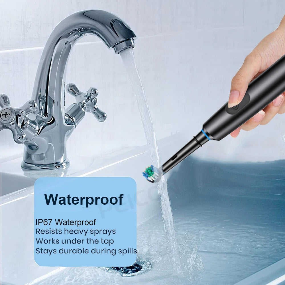 Electric Rotating Toothbrush – Replacement Heads & Travel Case