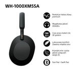 Sony WH-1000XM5 – Premium Noise Cancelling Headphones, 30h Battery Life