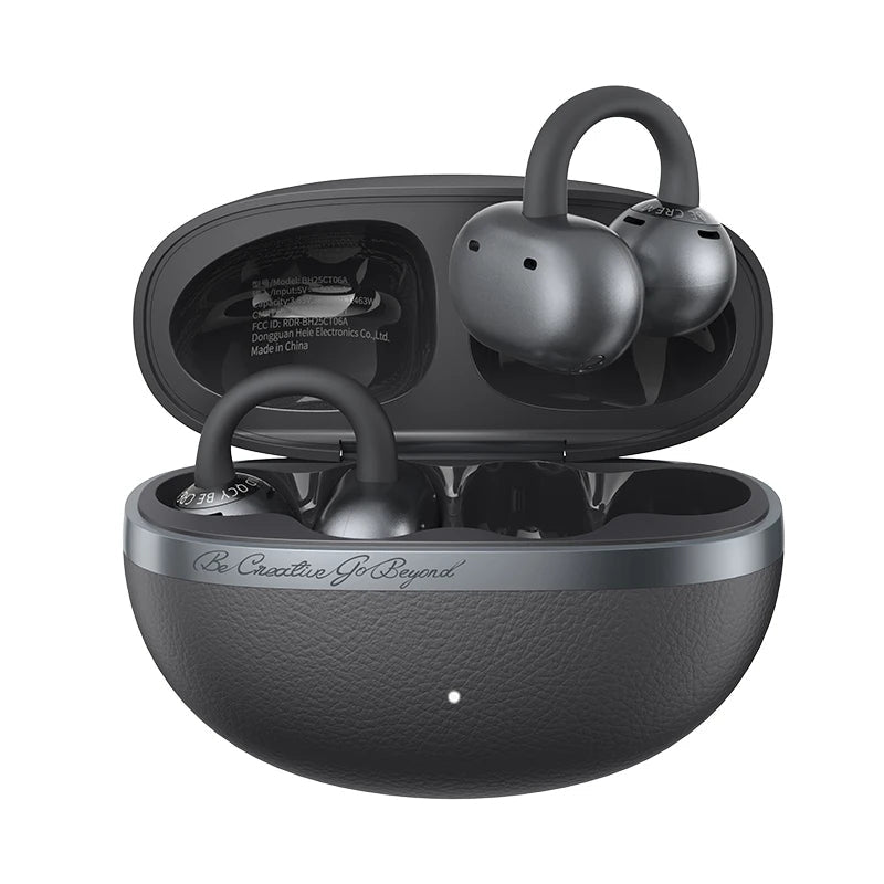 Open-Ear Clip-On Bluetooth Earbuds for Sports & Daily Use