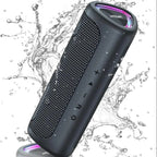 Portable Bluetooth Speaker – Waterproof, RGB Light & Wireless Audio